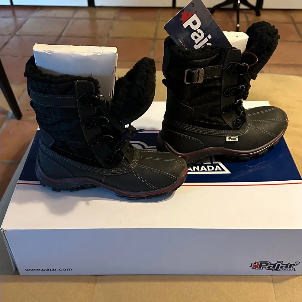 PAJAR Waterproof Insulated Hiking Snow Winter Boot 5-5.5 NWT